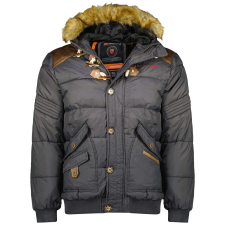 GEOGRAPHICAL NORWAY férfi kabát BELPHEGORE MEN téli, XL Sötétszürke férfi kabát, dzseki