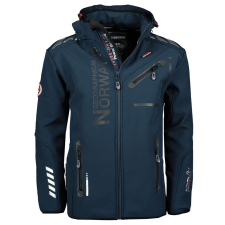 Geographical Norway férfi kabát ROYAUTE softshell, 4XL Sötétkék férfi kabát, dzseki