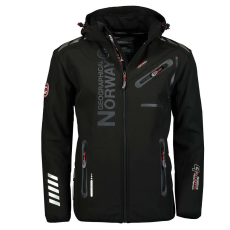 Geographical Norway férfi kabát ROYAUTE softshell, Fekete XXL
