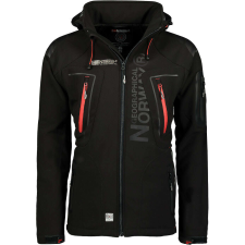 Geographical Norway férfi kabát TECHNO softshell, M Fekete férfi kabát, dzseki