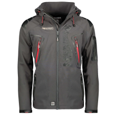 Geographical Norway férfi kabát TECHNO softshell, S Sötétszürke férfi kabát, dzseki
