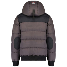  GEOGRAPHICAL NORWAY férfi kabát VOLVA MEN JKT 005 téli, steppelt kabát kapucnival, S Sötétszürke