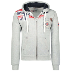 Geographical Norway férfi kapucnis FESPOTE MEN 100, S Szürke