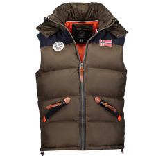 GEOGRAPHICAL NORWAY férfi mellény VELIAN VEST MEN 056 EO, S Khaki férfi mellény