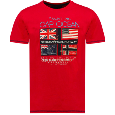 Geographical Norway férfi póló JINAPT SS MEN 100, M Piros