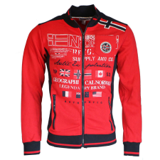 Geographical Norway férfi pulóver GERINOS MEN 100, Piros 8XL férfi pulóver, kardigán