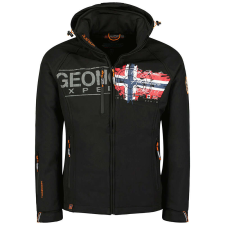 Geographical Norway TRUSTY MEN softshell dzseki, Fekete XXL férfi kabát, dzseki
