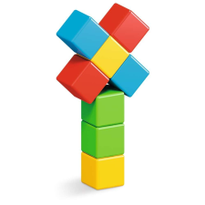Geomag Magicube 8 darabos mágneses építőjáték készlet mágneses építőjáték