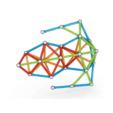 Geomag Supercolor Mágneses Építőjáték - 142 db - Újrahasznosított mágneses építőjáték