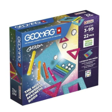 Geomagworld Geomag Glitter 22 darabos mágneses építőjáték készlet (G534) kreatív és készségfejlesztő