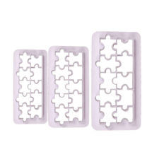  Geometriai tortadíszítő forma Puzzle (3 db) sütés és főzés