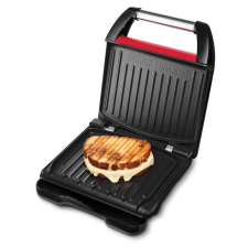George Foreman 25030-56 Steel kompakt grill piros (25030-56) grillsütő