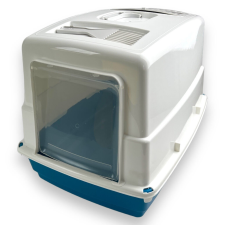  Georplast Heidi fedeles macska WC 54x39x39cm kék macskatoalett
