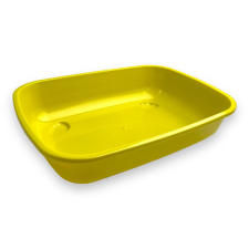 Georplast Junior macska alomtálca 37x27x8,5cm sárga macskatoalett