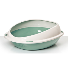 Georplast Shuttle íves macska WC kerettel M 57x40x19cm zöld macskatoalett