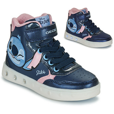Geox Magas szárú edzőcipők J SKYLIN GIRL STITCH Tengerész 24 gyerek cipő