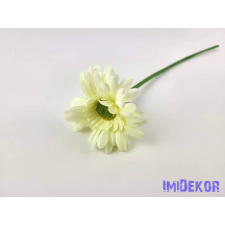  Gerbera szálas selyemvirág 42 cm - Krém dekoráció