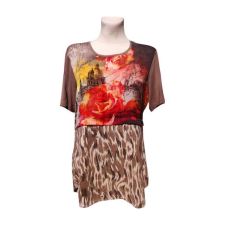  Gerry Weber barna mintás női póló (méret: 42/L) női póló