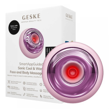 Geske 9 in 1 Sonic Hideg & meleg arc&testmasszírozó rózsaszín bőrápoló eszköz