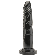 Get Real TOYJOY Prémium fekete dongs 7 inch – érzéki felfedezéshez műpénisz, dildó
