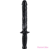 Get Real TOYJOY The Manhandler – elegáns fekete dildó 23 cm hosszú