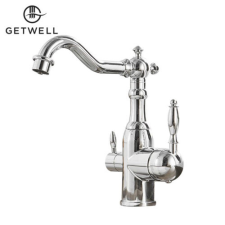 GetWell Heron-L, két karos, 3 utas Konyhai csap víztisztítókhoz Króm színben csaptelep