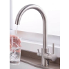 GetWell Sinuosity 2 karos, 3 utas Konyhai Csap Víztisztítókhoz Nikkel színben