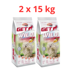 GetWild Adult Hypoallergenic Lamb & Rice 2x15kg kutyaeledel