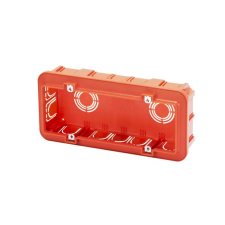 Gewiss S.p.A. Gewiss 24406 Süllyesztett szerelvény doboz 6 modulos 194x90x50 villanyszerelés