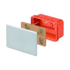 Gewiss Süllyesztett kötő-/szerelvénydoboz DIN-sínnel téglalap 152mm x 98mm x műanyag piros 48PT GEWISS - GW48004
