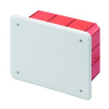 Gewiss Süllyesztett kötő-/szerelvénydoboz DIN-sínnel téglalap 160mm x 130mm x műanyag piros 48PT GEWISS - GW48005