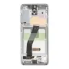  GH82-22134H Samsung Galaxy S20 / S20 5G OEM OLED kijelző érintővel Fehér kerettel, előlap