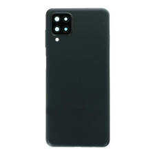 GH82-24487A Samsung Galaxy A12 / A12 / A12s fekete akkufedél, hátlap, kamera lencse mobiltelefon, tablet alkatrész