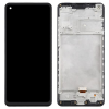  GH82-24641A Samsung Galaxy A21s OEM LCD kijelző érintővel fekete kerettel, előlap