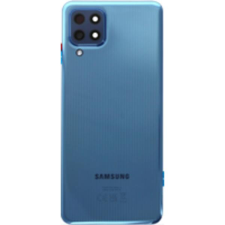 GH82-25976A Gyári akkufedél hátlap - burkolati elem Samsung Galaxy M32, kék mobiltelefon, tablet alkatrész