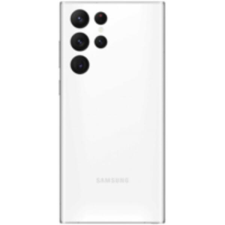  GH82-27457C Gyári akkufedél hátlap - burkolati elem Samsung Galaxy S22 Ultra 5G, fehér mobiltelefon, tablet alkatrész