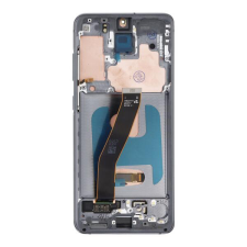 GH82-31433D Samsung Galaxy S20 5G G981B OLED kijelző érintővel Szürke kerettel, előlap EU verzió mobiltelefon, tablet alkatrész