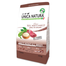 Gheda Unica Natura Unico Mono - Goose, libával 12kg kutyaeledel