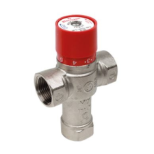 Giacomini R156 1˝ Termosztatikus HMV keverőszelep hűtés, fűtés szerelvény