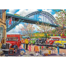 Gibsons puzzle Newcastle – Tyne folyó hídja, 1000 darab puzzle, kirakós