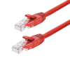  Gigabit Patch kábel UTP CAT6 26AWG, LSZH, 0,25m, piros