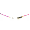 Gigalight duplex optikai patch kábel 2xst/upc + 2xlc/upc csatlakozóval, 50/125 om4 lszh, 0,5 m