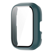 Gigapack Amazfit Active műanyag keret (bumper, ütésállóság + kijelzővédő üveg) sötétzöld okosóra kellék