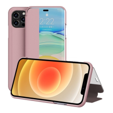 Gigapack Apple iPhone 12 Pro Max tok álló (Flip, oldalra nyíló, hívószámkijelzés) rozéarany tok és táska