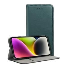 Gigapack Apple iPhone 14 bőr hatású fliptok sötétzöld (GP-125550) (GP-125550) tok és táska