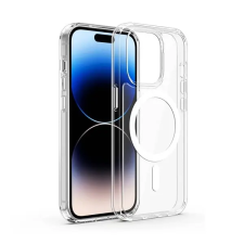 Gigapack Apple iPhone 15 Pro szilikon telefonvédő (közepesen ütésálló, légpárnás keret, magsafe) átlátszó tok és táska