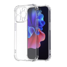 Gigapack Apple iPhone 15 Pro szilikon telefonvédő (közepesen ütésálló, légpárnás sarok) átlátszó tok és táska