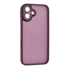 Gigapack Apple iPhone 16 Plus szilikon telefonvédő (ütésállóság, akril hátlap, kameravédő) lila tok és táska