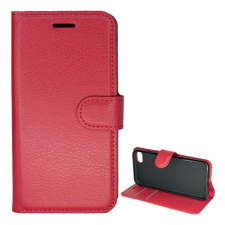 Gigapack Apple iPhone SE (2022) tok álló (Flip, oldalra nyíló, prémium) piros tok és táska