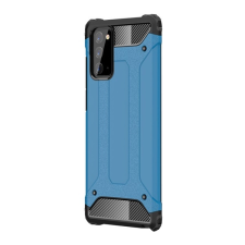Gigapack Defender műanyag telefonvédő (közepesen ütésálló, légpárnás sarok, szilikon belső, fémhatás) VILÁGOSKÉK Samsung Galaxy Note 20 (SM-N980F), Samsung Galaxy Note 20 5G (SM-N981F) tok és táska